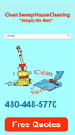 Mobile Screenshot of cleansweephousecleaning.com